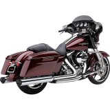 TERMINALI COBRA SLIP-ON TRI-FLO CROMATI-NERI HARLEY DAVIDSON TOURING 1995-2016