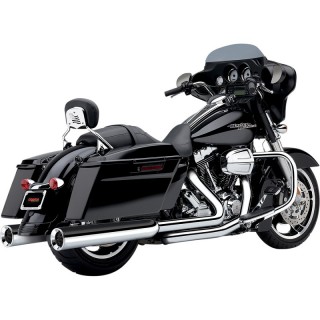 TERMINALI COBRA SLIP-ON POWR-FLO 4.5” CROMATI HARLEY DAVIDSON TOURING 1995-2016
