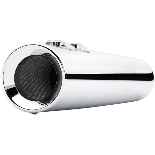 COBRA SLIP-ON POWR-FLO 4.5” CHROME MUFFLERS HARLEY DAVIDSON TOURING 1995-2016 - MUFFLER