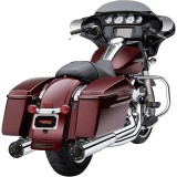 TERMINALI COBRA SLIP-ON POWR-FLO 4.5” CROMATI-NERI HARLEY DAVIDSON TOURING 1995-2016