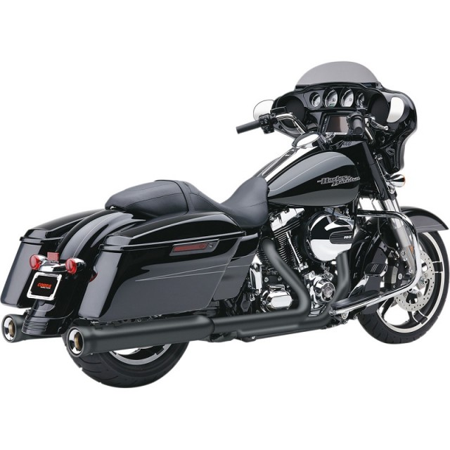 COBRA NH SERIES BLACK MUFFLERS FOR HARLEY DAVIDSON TOURING 2017-2021