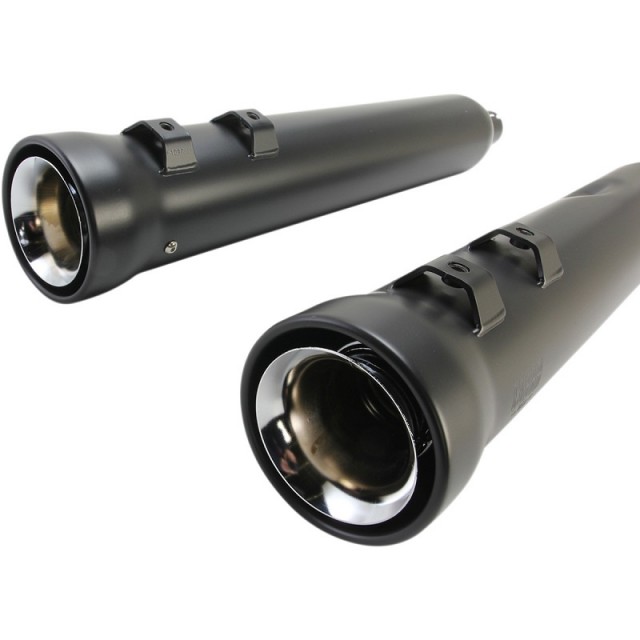 COBRA NH SERIES BLACK MUFFLERS FOR HARLEY DAVIDSON TOURING 2017-2021 - END CAP