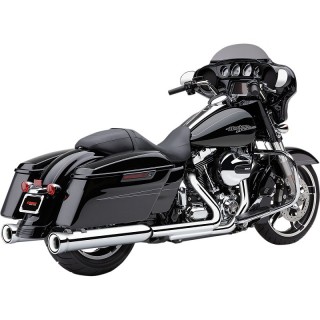 COBRA NH SERIES CHROME MUFFLERS FOR HARLEY DAVIDSON TOURING 1995-2016