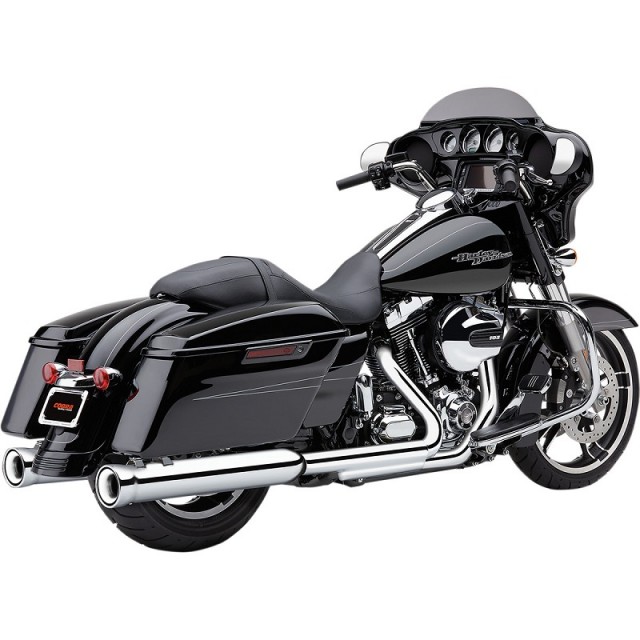COBRA NH SERIES CHROME MUFFLERS FOR HARLEY DAVIDSON TOURING 1995-2016