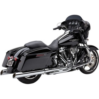 COBRA 909 UPPER CUT CHROME MUFFLERS FOR HARLEY HARLEY DAVIDSON TOURING 1995-2016