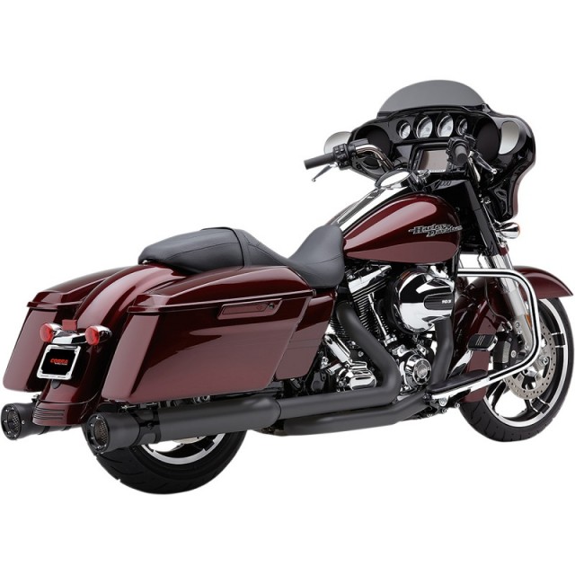 TERMINALI COBRA SLIP-ON 4,5" RACE PRO NERI HARLEY DAVIDSON TOURING 17-21