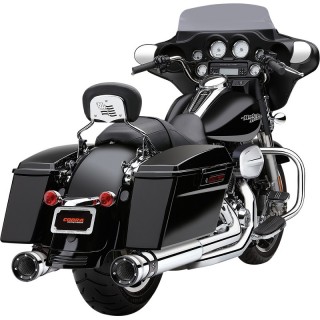 TERMINALI COBRA SLIP-ON 4,5" RACE PRO CROMATO HARLEY DAVIDSON TOURING 95-16
