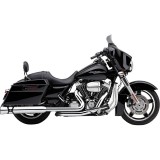TERMINALI COBRA SLIP-ON 4,5" RACE PRO CROMATO HARLEY DAVIDSON TOURING 95-16 - LATO