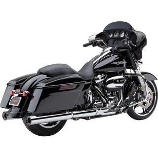 TERMINALI COBRA SLIP-ON 4” CROMATI FONDELLO RACE-PRO HARLEY TOURING 17-21