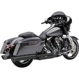 COBRA 909 TWIN 4" BLACK MUFFLERS HARLEY TOURING TOURING 2017-2021