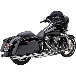 COBRA SLIP-ON 3” CHROME MUFFLERS WITH RACE-PRO END CAP TOURING 2017-2021