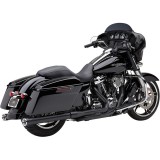 COBRA SLIP-ON 3” BLACK MUFFLERS WITH RACE-PRO END CAP TOURING 2017-2021