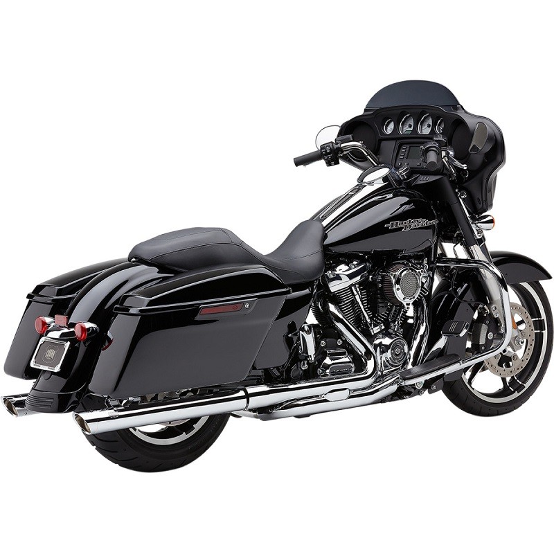 COBRA SLIP-ON 3” CHROME MUFFLERS HARLEY DAVIDSON TOURING 2017-2021