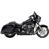 TERMINALI COBRA SLIP-ON 3” NERI HARLEY DAVIDSON TOURING 2017-2021 - LATO