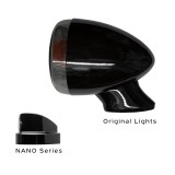 HEINZ BIKES REAR NANO SERIES WINGLETS 3IN1 LED TURN SIGNALS HARLEY 99-21 - COMPARISON