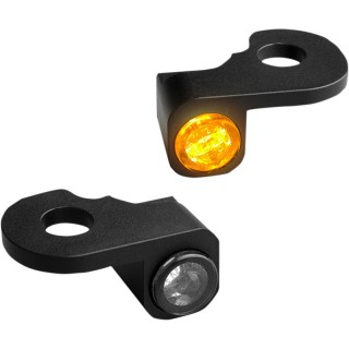 HEINZ BIKE NANO SERIES BLACK LED TURN SIGNALS SIDE LIGHT HARLEY CVO 2002-2021