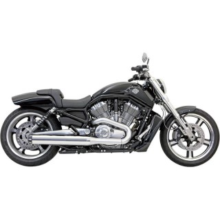 TERMINALI BASSANI XHAUST SLIP-ON 4" CROMATI HARLEY DAVIDSON V-ROD 2009-2017