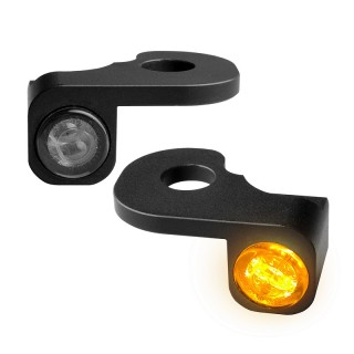 HEINZ BIKE NANO BLACK LED TURN SIGNALS SIDE LIGHT BREAKOUT 13-14 HYDRAULIC CLUTCH