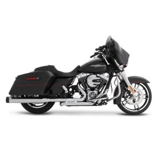 SCARICHI RINEHART RACING SLIP-ON 4" SLIMLINE DUALS CROMATI-NERI TOURING 17-21