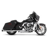 SCARICHI RINEHART RACING SLIP-ON 4" SLIMLINE DUALS CROMATI-NERI TOURING 17-21