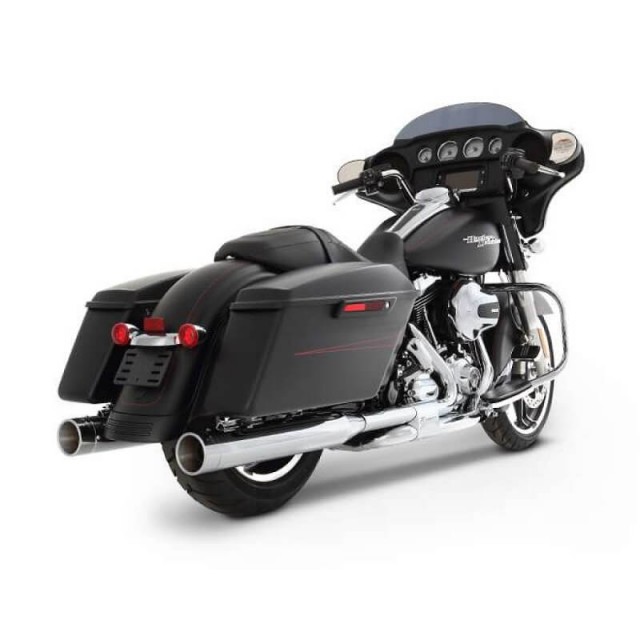SCARICHI RINEHART RACING SLIP-ON 4" SLIMLINE DUALS CROMATI TOURING 17-21