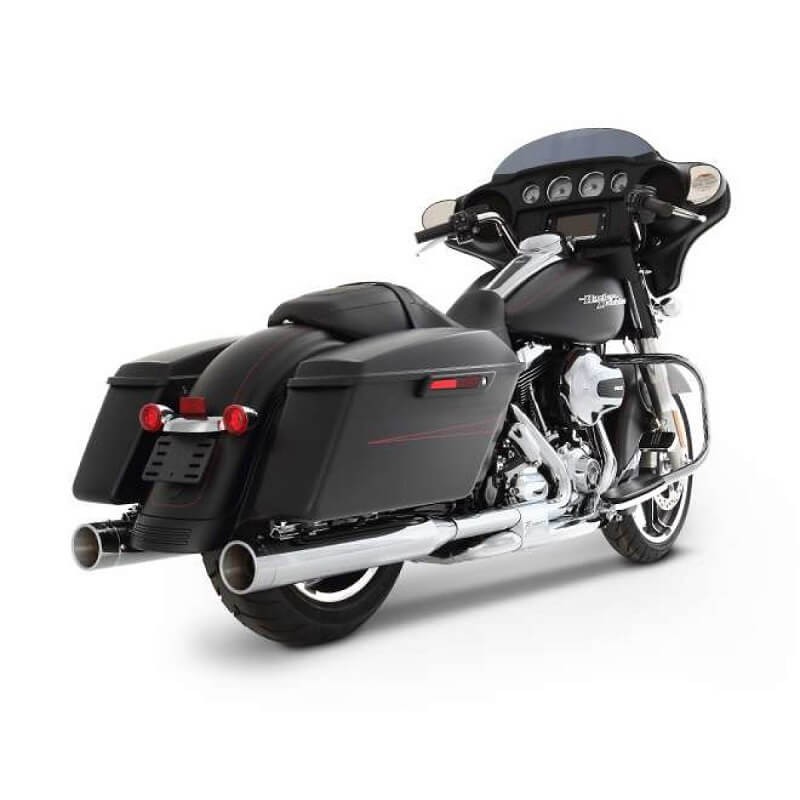 SCARICHI RINEHART RACING SLIP-ON 4" SLIMLINE DUALS CROMATI TOURING 17-21