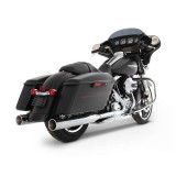 SCARICHI RINEHART RACING SLIP-ON 4" SLIMLINE DUALS CROMATI TOURING 17-21