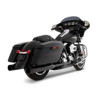 SCARICHI RINEHART RACING SLIP-ON 4" SLIMLINE DUALS NERI TOURING 17-21