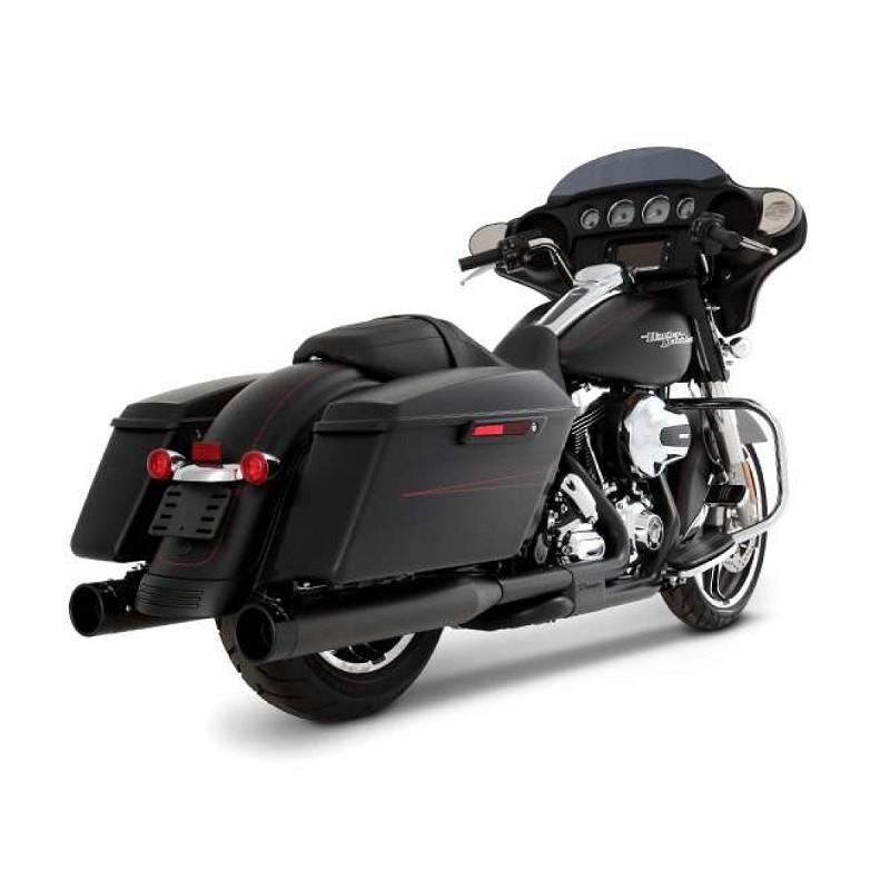 SCARICHI RINEHART RACING SLIP-ON 4" SLIMLINE DUALS NERI TOURING 17-21