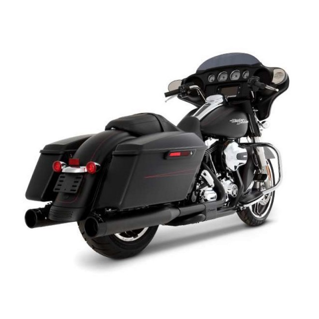 SCARICHI RINEHART RACING SLIP-ON 4" SLIMLINE DUALS NERI TOURING 17-21