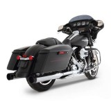 SCARICHI RINEHART RACING SLIP-ON 4" SLIMLINE DUALS CROMATI-NERI TOURING 09-16