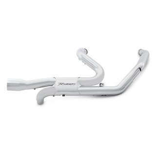RINEHART RACING SLIMELINE DUALS CHROME HEADPIPES HARLEY TOURING 17-21