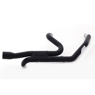 COLLETTORI RINEHART RACING SLIMELINE DUALS NERI HARLEY TOURING 17-21