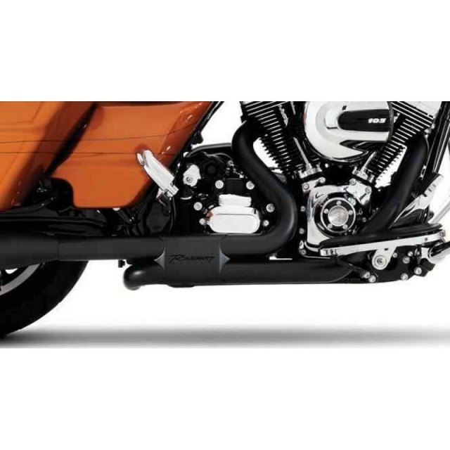 COLLETTORI RINEHART RACING SLIMELINE DUALS NERI HARLEY TOURING 17-21 - MONTATI