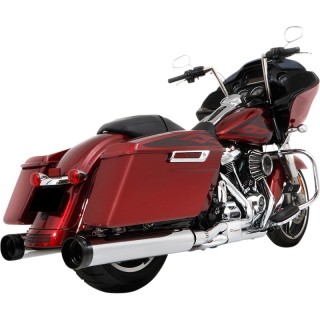 TERMINALI RINEHART RACING SLIP-ON DBX45 CROMATI-NERI HARLEY TOURING 17-21