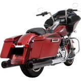 RINEHART RACING SLIP-ON DBX45 BLACK MUFFLERS HARLEY TOURING 17-21