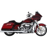 RINEHART RACING SLIP-ON 4" 117" ENGINE CHROME MUFFLERS TOURING 2017-2021