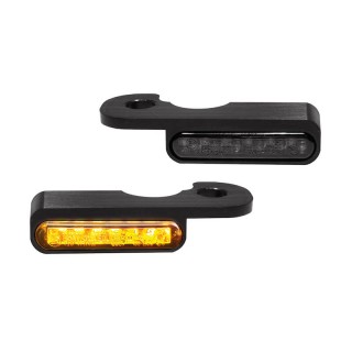 FRECCE LED HEINZ BIKES ANTERIORI NERE PER HARLEY DAVIDSON V-ROD/NIGHT ROD 2002-2017