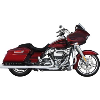 RINEHART RACING APPROVED SLIP-ON 4" 107”/114” ENGINE CHROME MUFFLERS TOURING 17-21