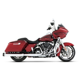 TERMINALI RINEHART RACING SLIP-ON 4.5" CROMATI-NERI HARLEY TOURING 17-21