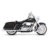 RINEHART RACING SLIP-ON 4.5" CHROME MUFFLERS HARLEY TOURING 2017-2021
