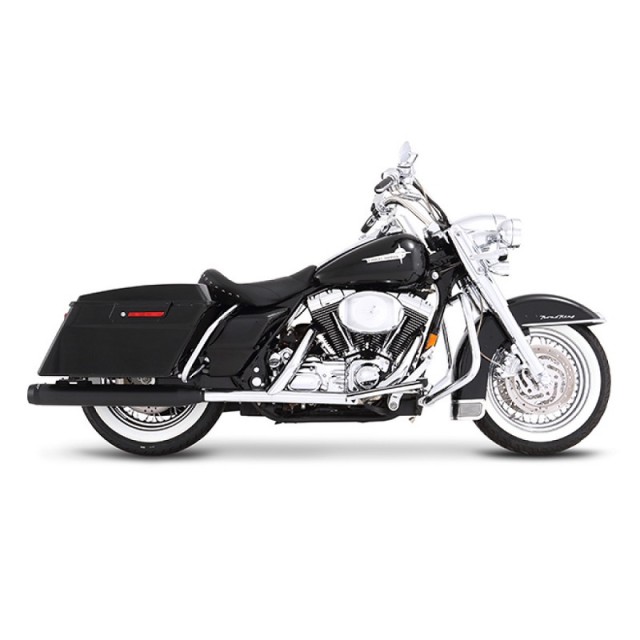 TERMINALI RINEHART RACING SLIP-ON 4.5" NERI HARLEY TOURING 2017-2021