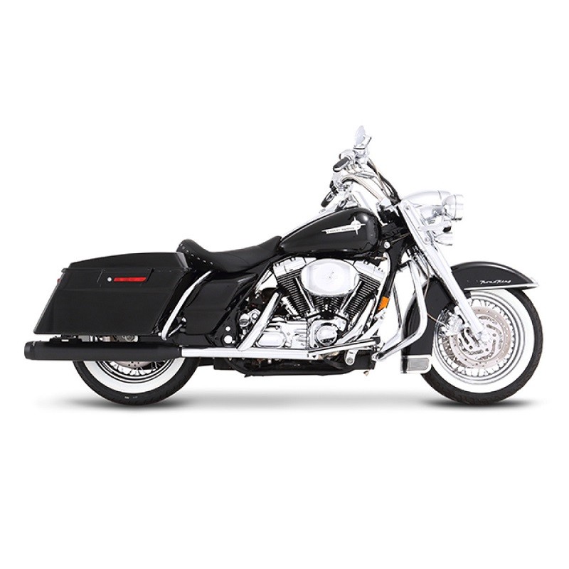 TERMINALI RINEHART RACING SLIP-ON 4.5" NERI HARLEY TOURING 2017-2021