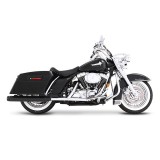 RINEHART RACING SLIP-ON 4.5" BLACK MUFFLERS HARLEY TOURING 2017-2021