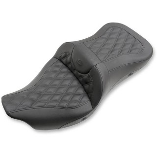 SADDLEMEN ROAD SOFA LS 2-UP HEATED GEL SEAT FOR HARLEY TOURING 2008-2021