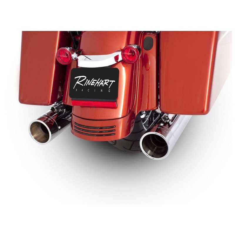 TERMINALI RINEHART RACING SLIP-ON 4" CROMATI HARLEY TOURING 2017-2021