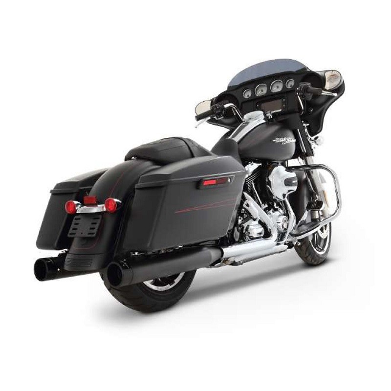 TERMINALI RINEHART RACING SLIP-ON 4" NERI HARLEY TOURING 2017-2021