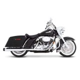 TERMINALI RINEHART RACING SLIP-ON 4" CROMATI-NERI HARLEY DAVIDSON TOURING 1995-2016