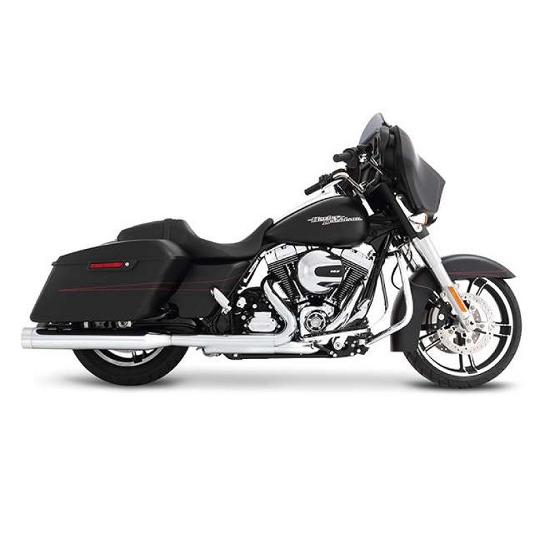 TERMINALI RINEHART RACING SLIP-ON 4" CROMATI HARLEY DAVIDSON TOURING 1995-2016