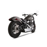 SCARICHI RINEHART RACING 2 IN 2 CROMATI PER HARLEY DAVIDSON SOFTAIL 2018-2021 - RETRO
